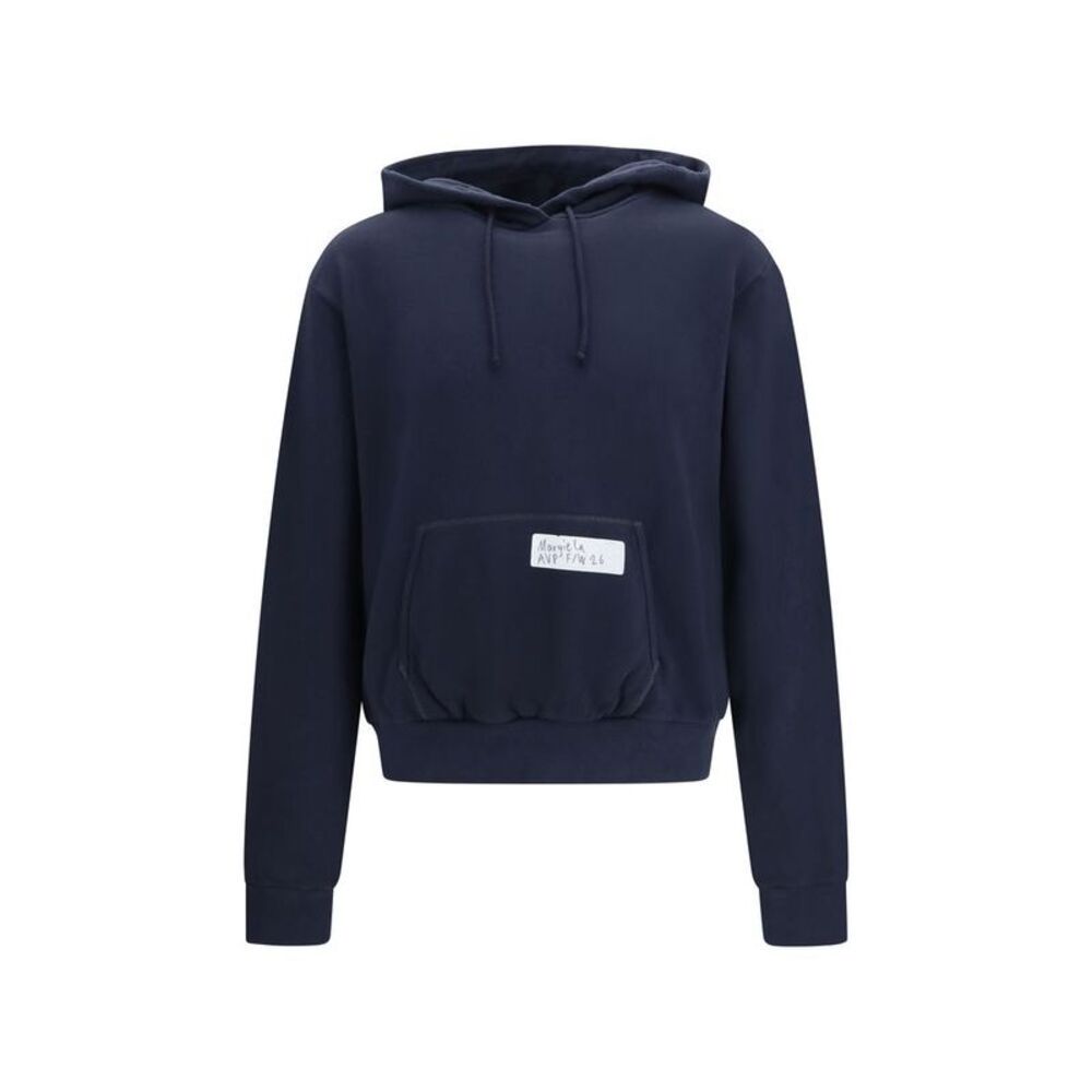 Maison Margiela Blue Cotton Men's Sweatshirt